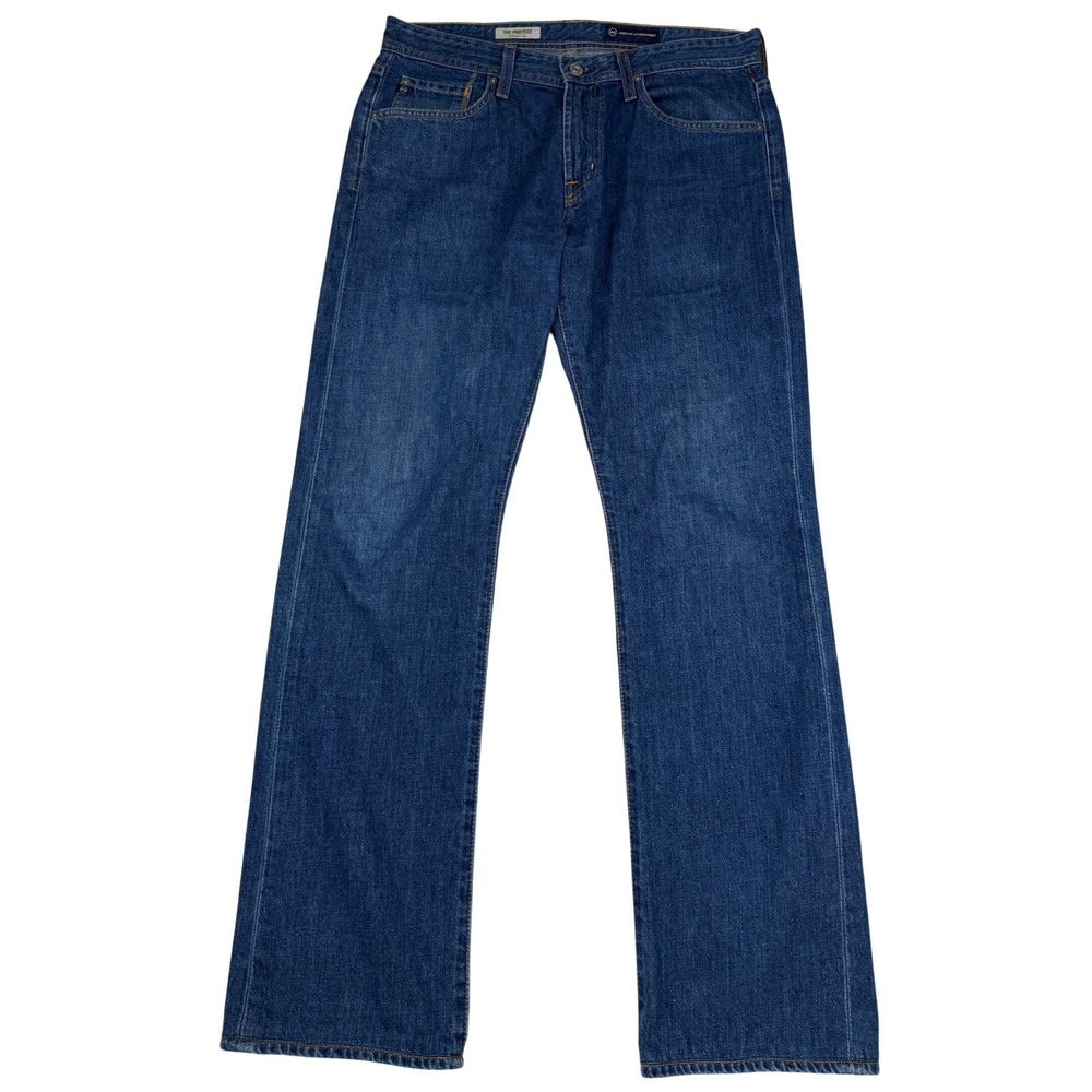 AG Adriano Goldschmied The Protege Jeans Mens 32x34 Blue Straight Leg Cotton